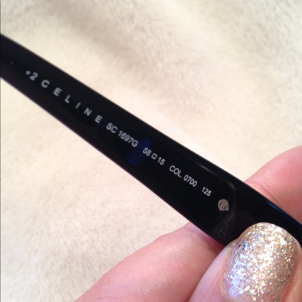 Celine Oversized Rounded Square Sunglasses. - Picture 5 of 8